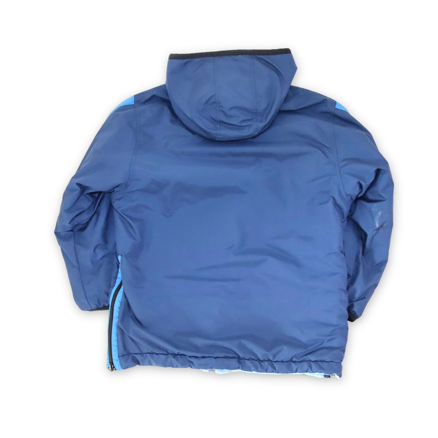 Vintage 80er 90er  NIKE Wendejacke Jacke Fleece hellblau dunkelblau XS/S