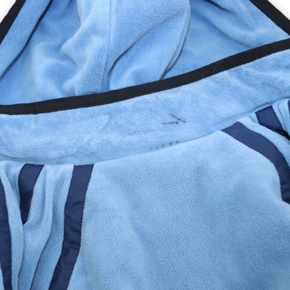 Vintage 80er 90er  NIKE Wendejacke Jacke Fleece hellblau dunkelblau XS/S