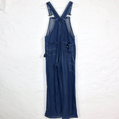 Vintage 80er 90er KEY Latzhose Einteiler Overall dünner Jeansstoff Denim S