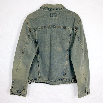 Vintage 80s 90s ENERGIE denim jacket jacket denim deadstock L