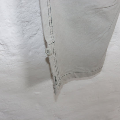 Vintage 80s 90s Y2k DIESEL Baggy Pants Trousers Wide Leg Light Grey Deadstock W32