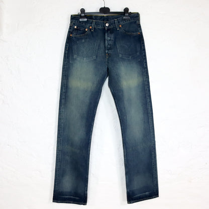 Vintage 80er 90er LEVIS 501 Jeans Hose gerades Bein regular waist Deadstock W30 L36