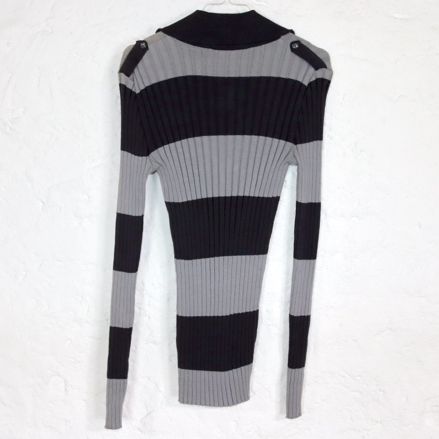 Vintage 90s 00s Y2K CIPO&amp;BAXX longsleeve thin sweater striped deadstock