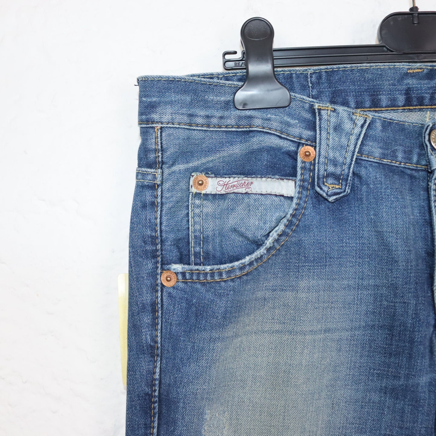 Vintage 90er 00er Y2k HERRLICHER Jeans Hose low waist Hüfthose Deadstock W29 L32