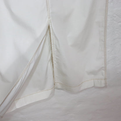 Vintage 90er 00er Y2k KILLAH Maxirock low waist Cargorock weiß Deadstock XL