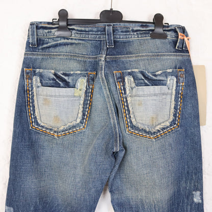 Vintage 90s 00s Y2k CIPO&amp;BAXX jeans baggy low waist straight leg deadstock W32 L33