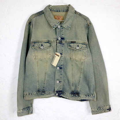 Vintage 80s 90s ENERGIE denim jacket jacket denim deadstock L