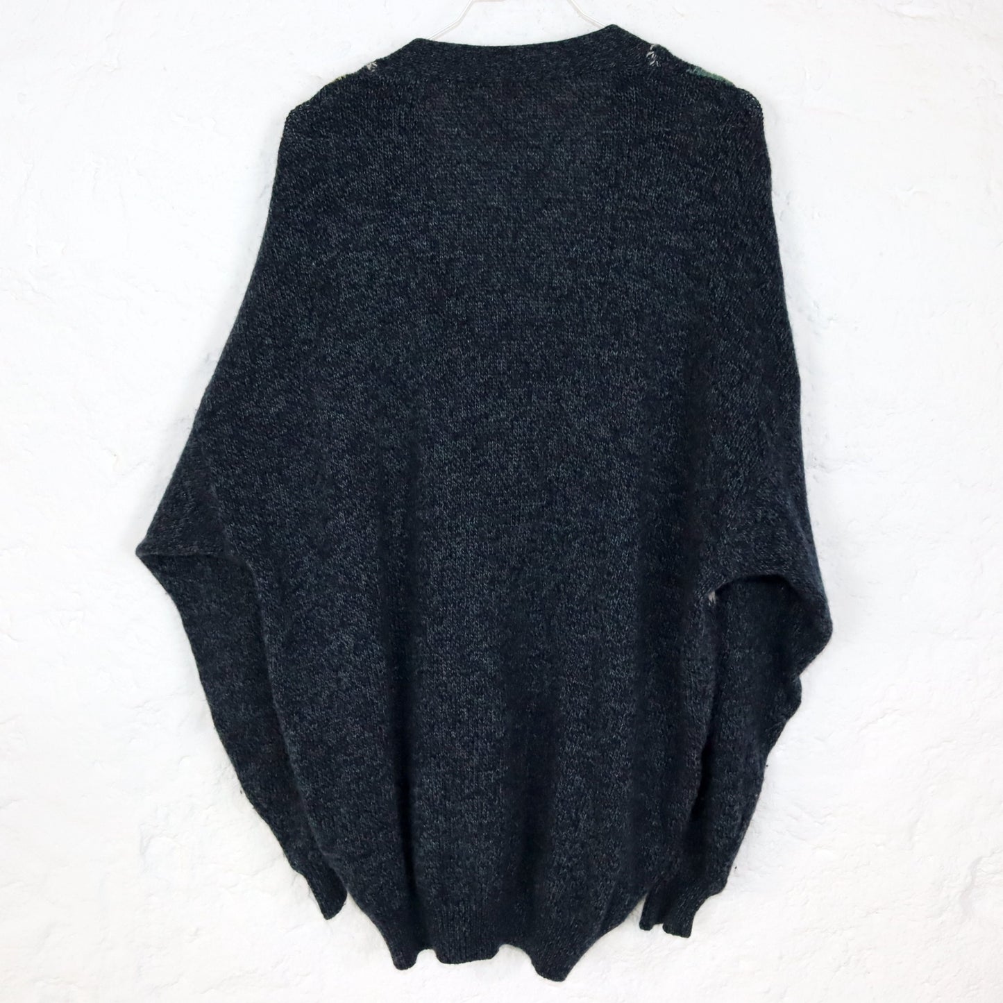 Vintage 80er 90er Wollcardigan Cardigan Wolle Karomuster XL
