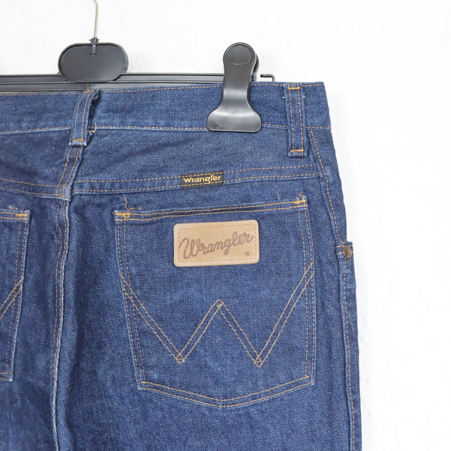 Vintage 80er 90er WRANGLER Jeans gerades Bein blau W31 L34
