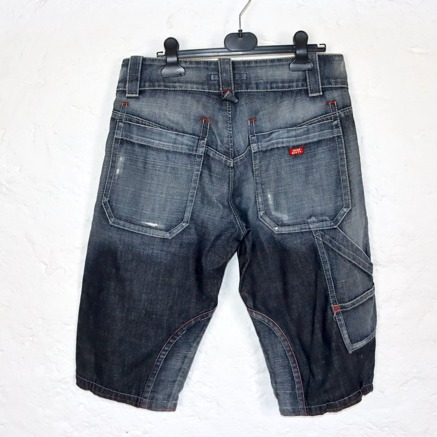 Vintage 90s 00s Y2k MISS SIXTY Capri Pants Jeans Denim Deadstock W28