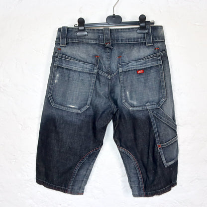 Vintage 90s 00s Y2k MISS SIXTY Capri Pants Jeans Denim Deadstock W28