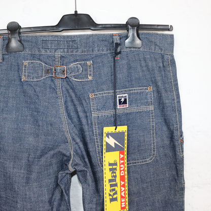 Vintage 90s 00s Y2k KILLAH Capri Pants Jeans Denim Deadstock W32