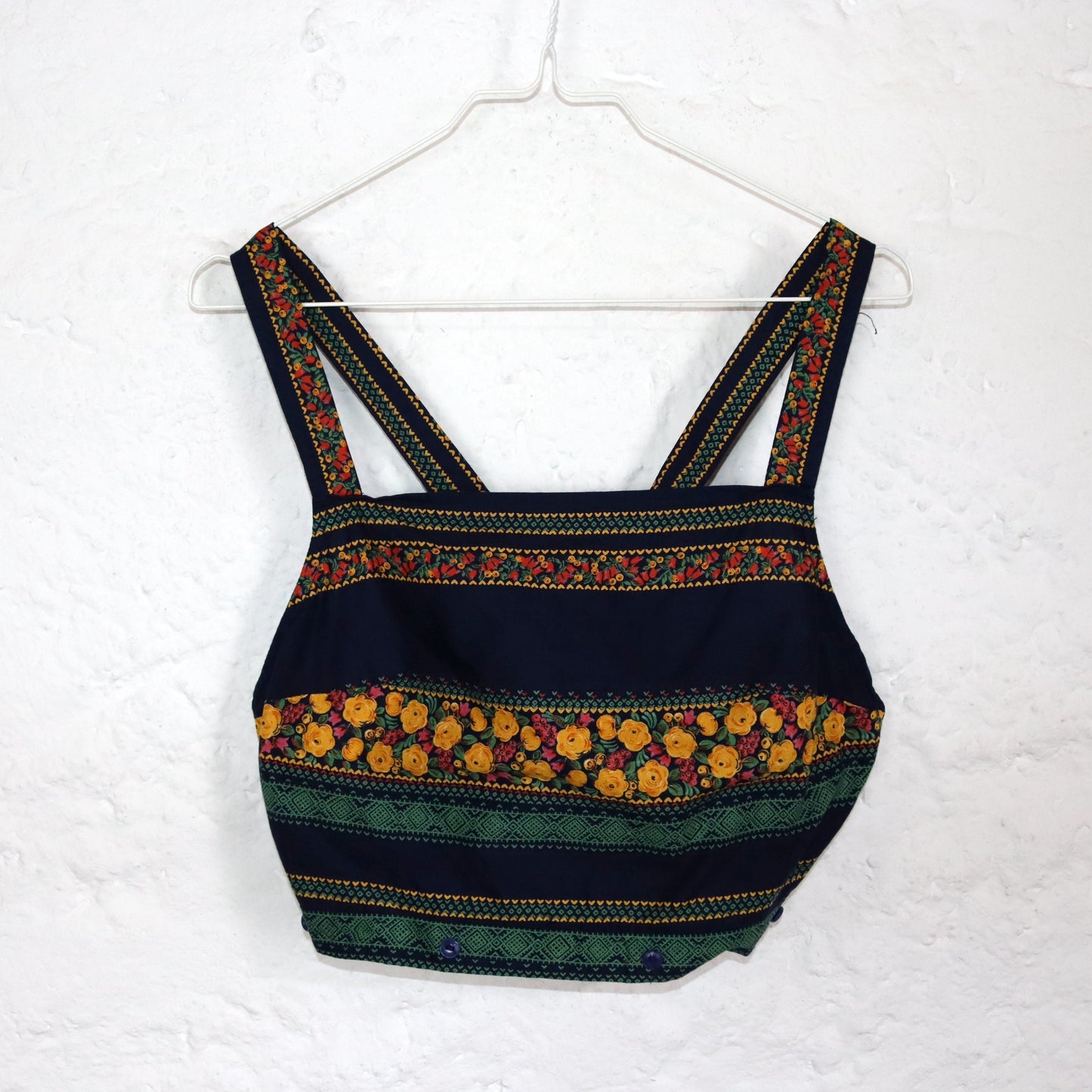 Vintage 70er 80er HERZMÄDEL Bekleidung Erfurt DDR Zweiteiler Rock Top Kleid gemustert S