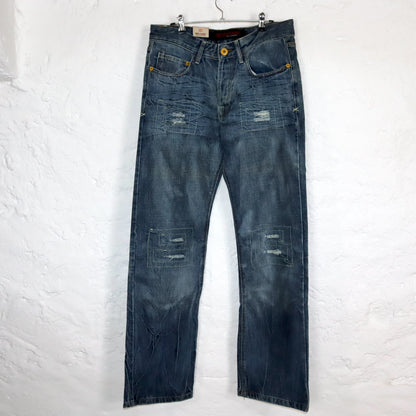 Vintage 90s 00s Y2k CIPO&amp;BAXX Baggy Pants Jeans used look Deadstock W31 L34