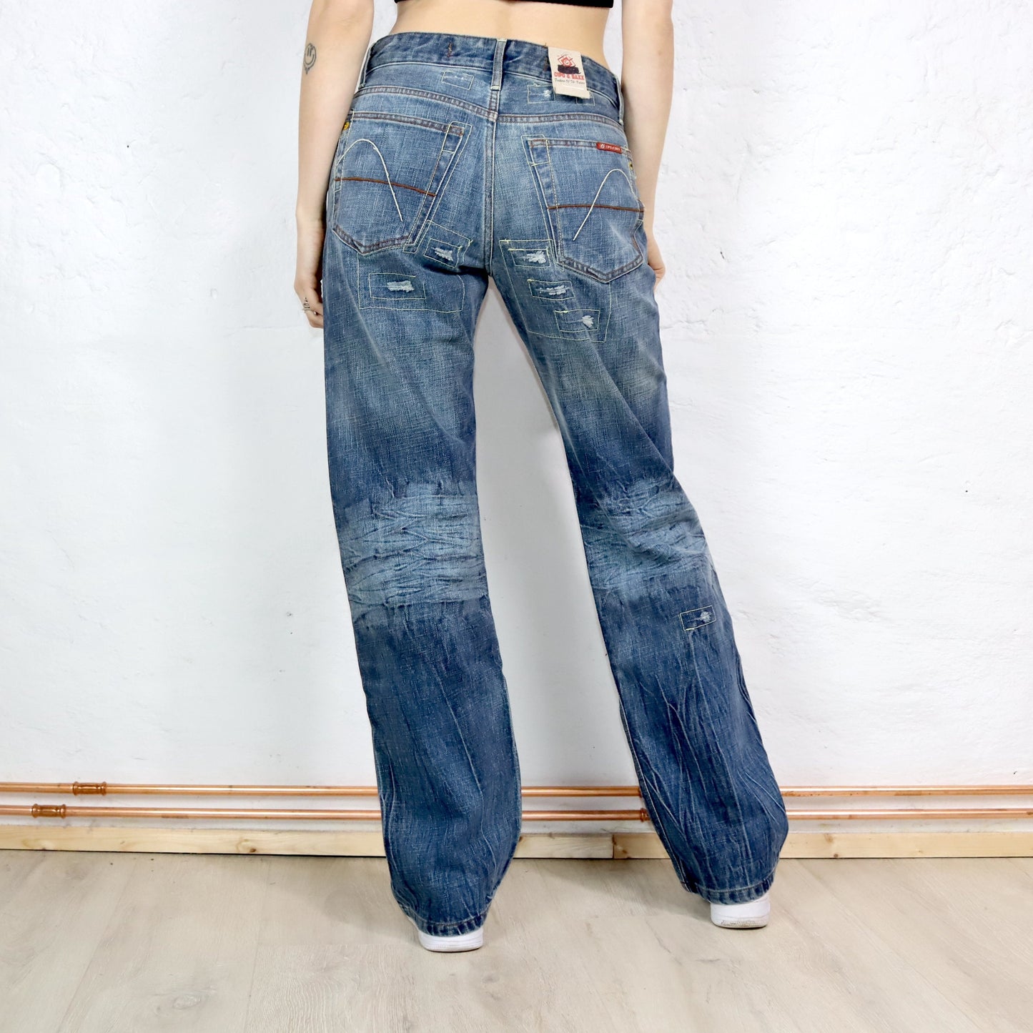 Vintage 90s 00s Y2k CIPO&amp;BAXX Baggy Pants Jeans used look Deadstock W31 L34