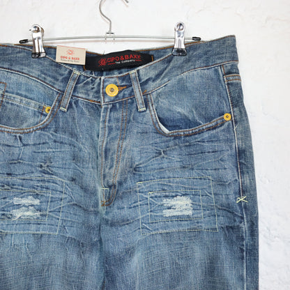 Vintage 90s 00s Y2k CIPO&amp;BAXX Baggy Pants Jeans used look Deadstock W31 L34
