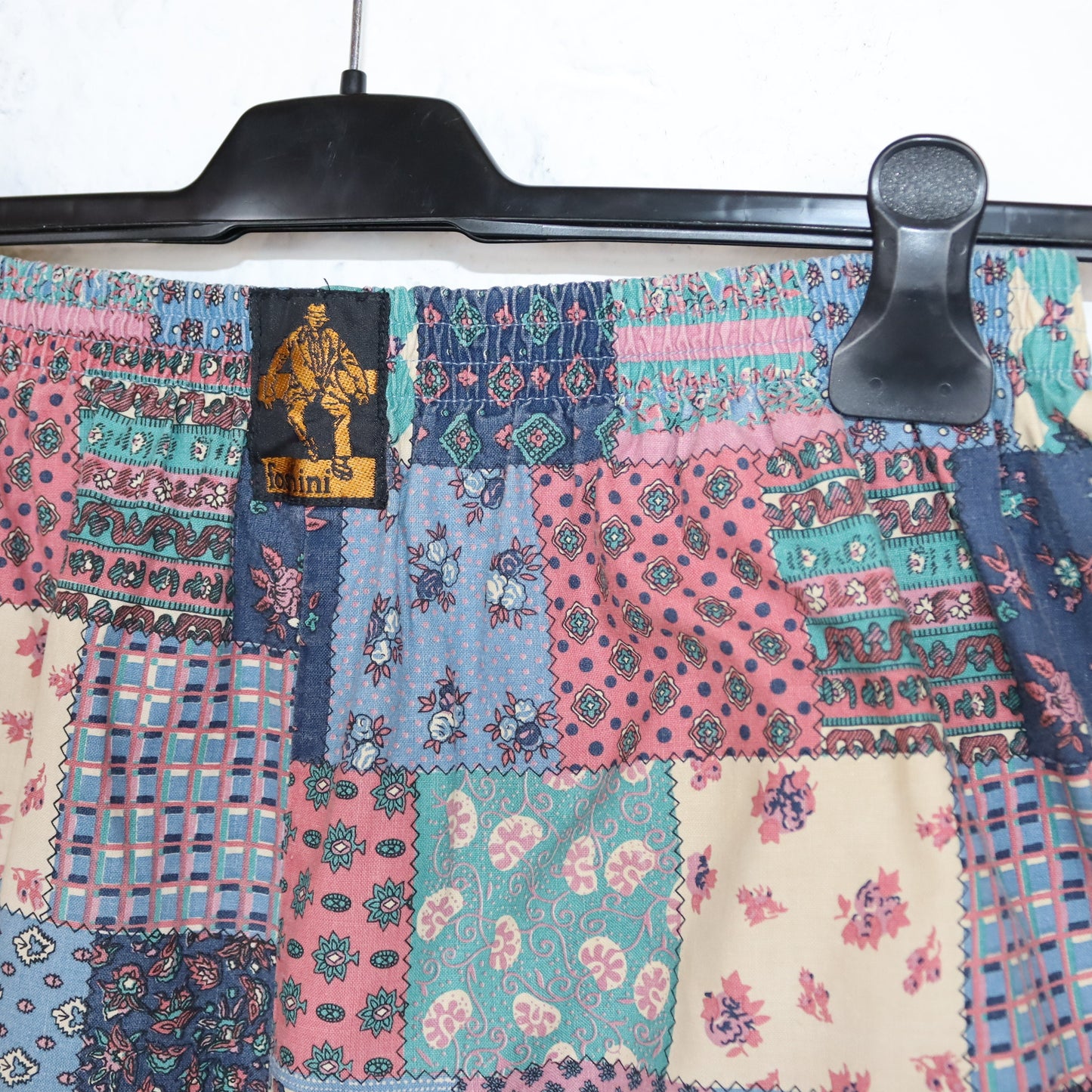Vintage 80s 90s FOSHINI shorts shorts crazy pattern L