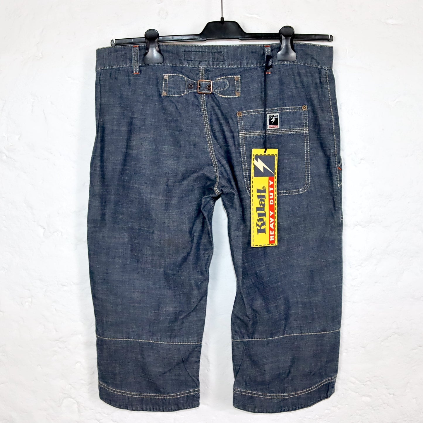 Vintage 90s 00s Y2k KILLAH Capri Pants Jeans Denim Deadstock W32