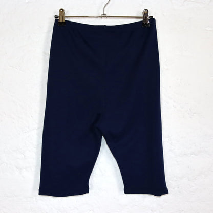 Vintage 80s 90s ARENA cycling shorts cycling pants leggings blue silver S/M