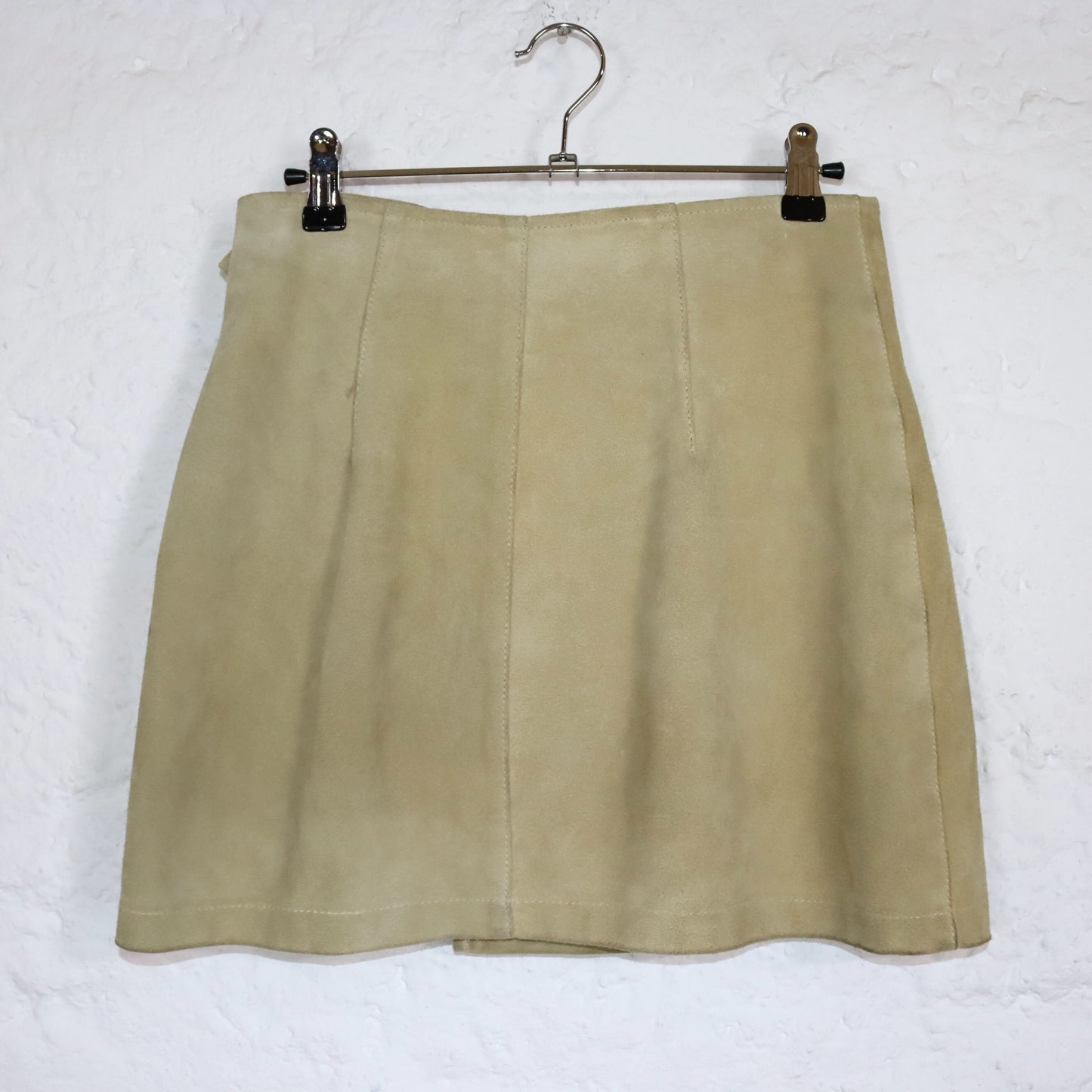 Vintage 80s 90s BAYSIDE suede skirt skirt mini skirt 38