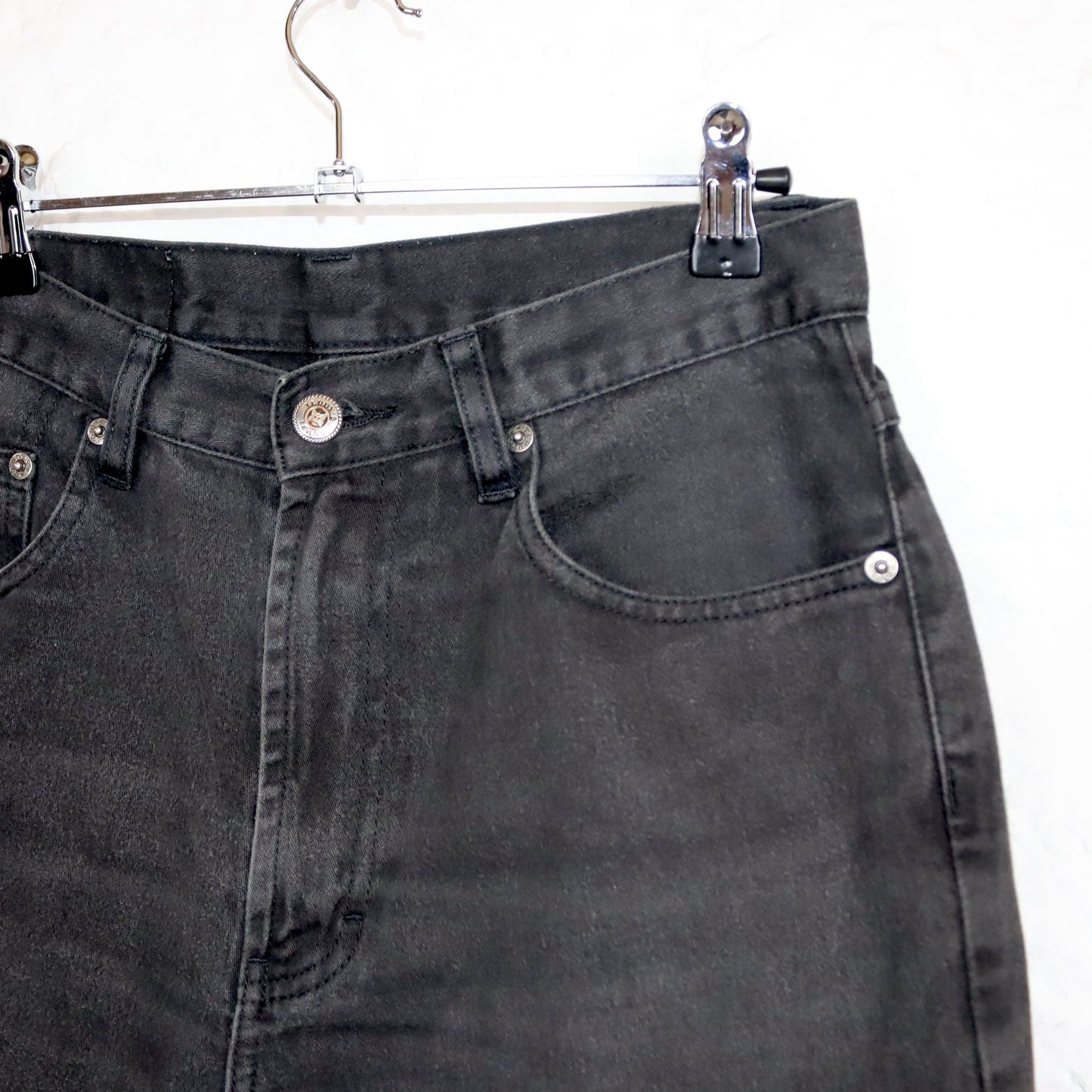Vintage 80s 90s TEDDYS Mom Shorts shorts black highwaist 38