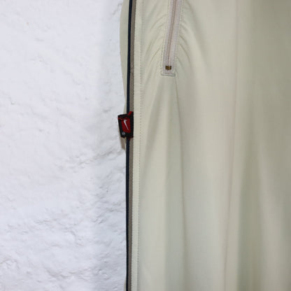 Vintage 90s 00s Y2k NIKE jogging pants tracksuit bottoms baggy Dri Fit beige M