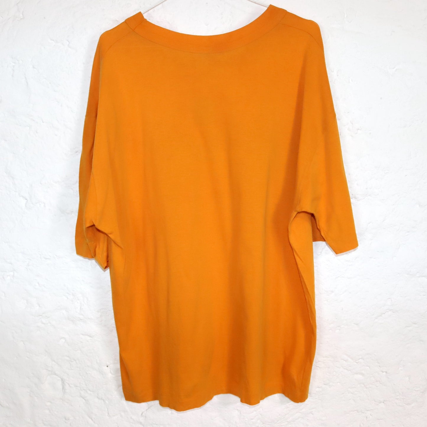 Vintage 80s 90s FILA T-shirt short sleeve embroidery orange colorful L