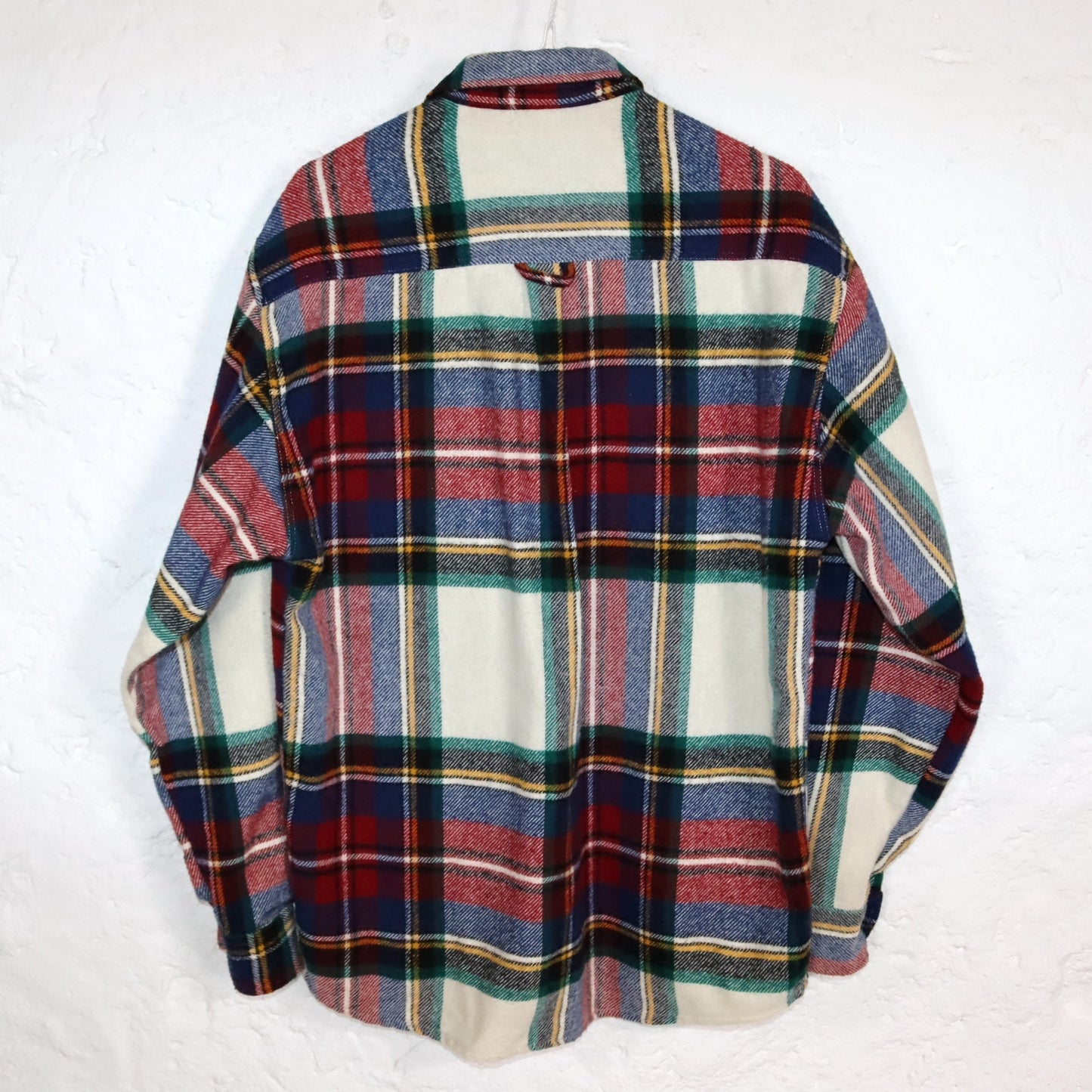 Vintage 80s 90s ETNIC flannel shirt long sleeve checked M
