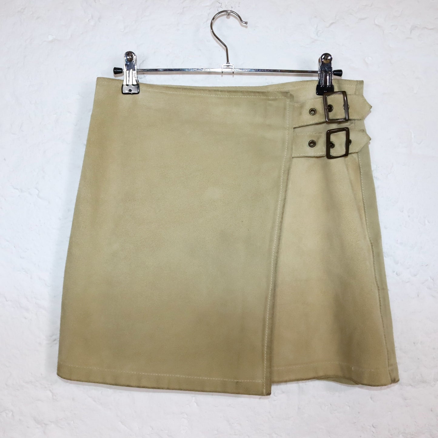 Vintage 80s 90s BAYSIDE suede skirt skirt mini skirt 38