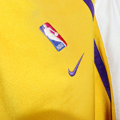 Vintage 80s 90s NIKE Team NBA Los Angeles Laker Sweatpants Baggy Button Fly Purple Yellow XXL