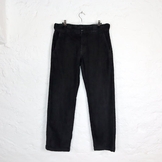 Vintage 90s 00s DICKIES corduroy trousers straight leg black W31