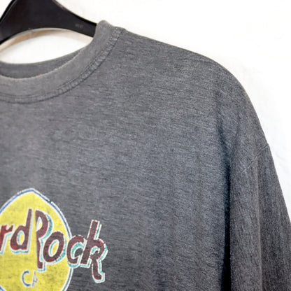 Vintage 80s 90s HARD ROCK Cafe Sharm El Sheiki T-Shirt short sleeve print grey XL