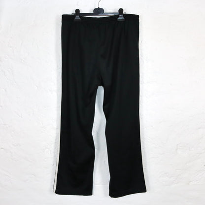 Vintage 80s 90s CHAMPION jogging pants tracksuit bottoms baggy black white XXL
