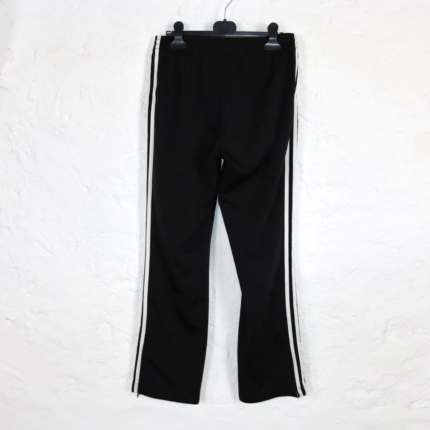 Vintage 00er Y2k ADIDAS Trainingshose Jogginghose schwarz weiß 36