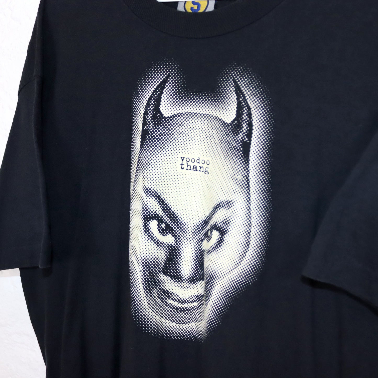 Vintage 80s 90s MDC t-shirt print voodoo thang single stitched black L