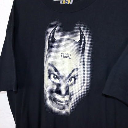 Vintage 80s 90s MDC t-shirt print voodoo thang single stitched black L