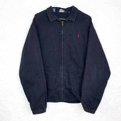Vintage 90s 00s Y2k RALPH LAUREN POLO lightweight jacket transitional jacket dark blue M