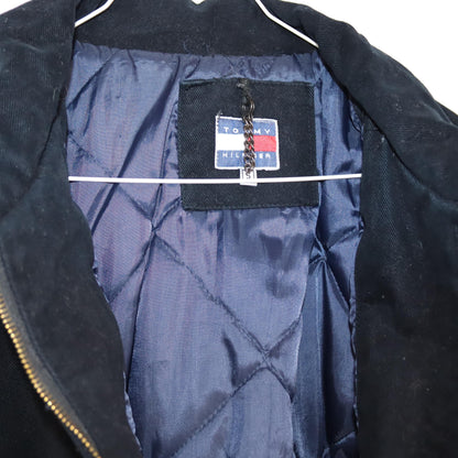 Vintage 80s 90s TOMMY HILFIGER Sailing Gear Rare Jacket lined collar white red black S