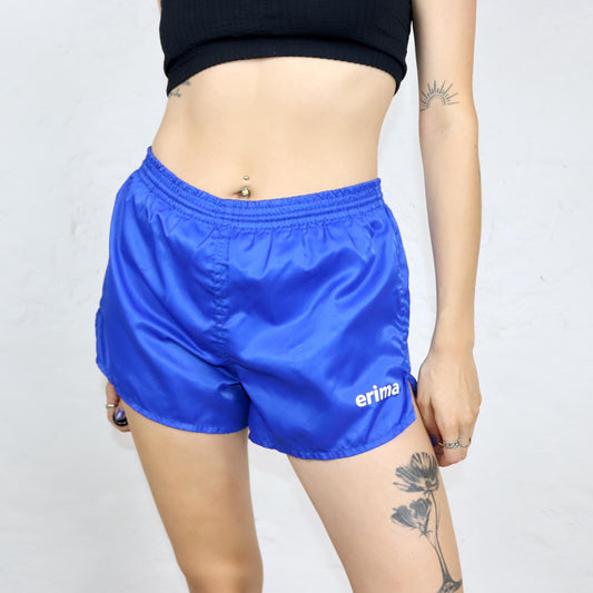 Vintage 80s 90s ERIMA running shorts short pants blue M