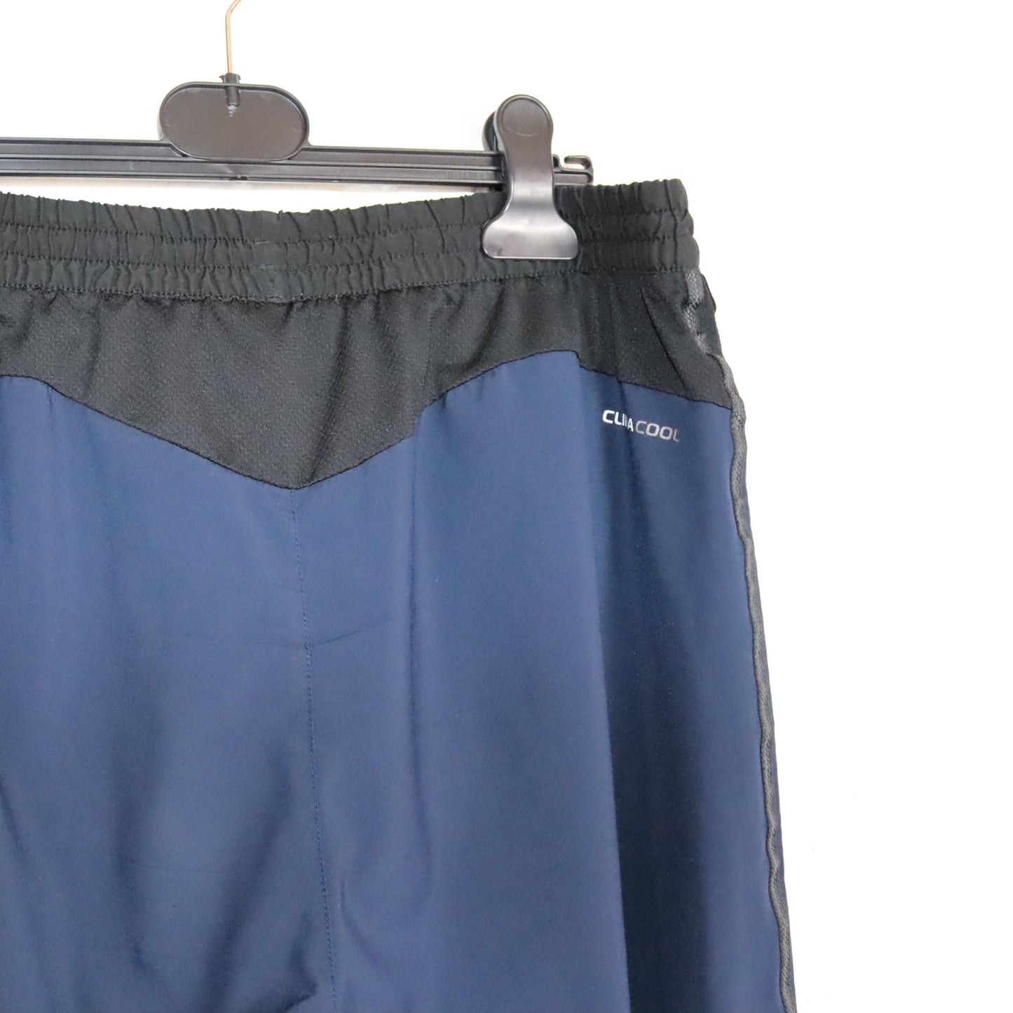 Vintage 90s 00s Y2k ADIDAS climacool tracksuit bottoms jogging pants straight leg dark blue M