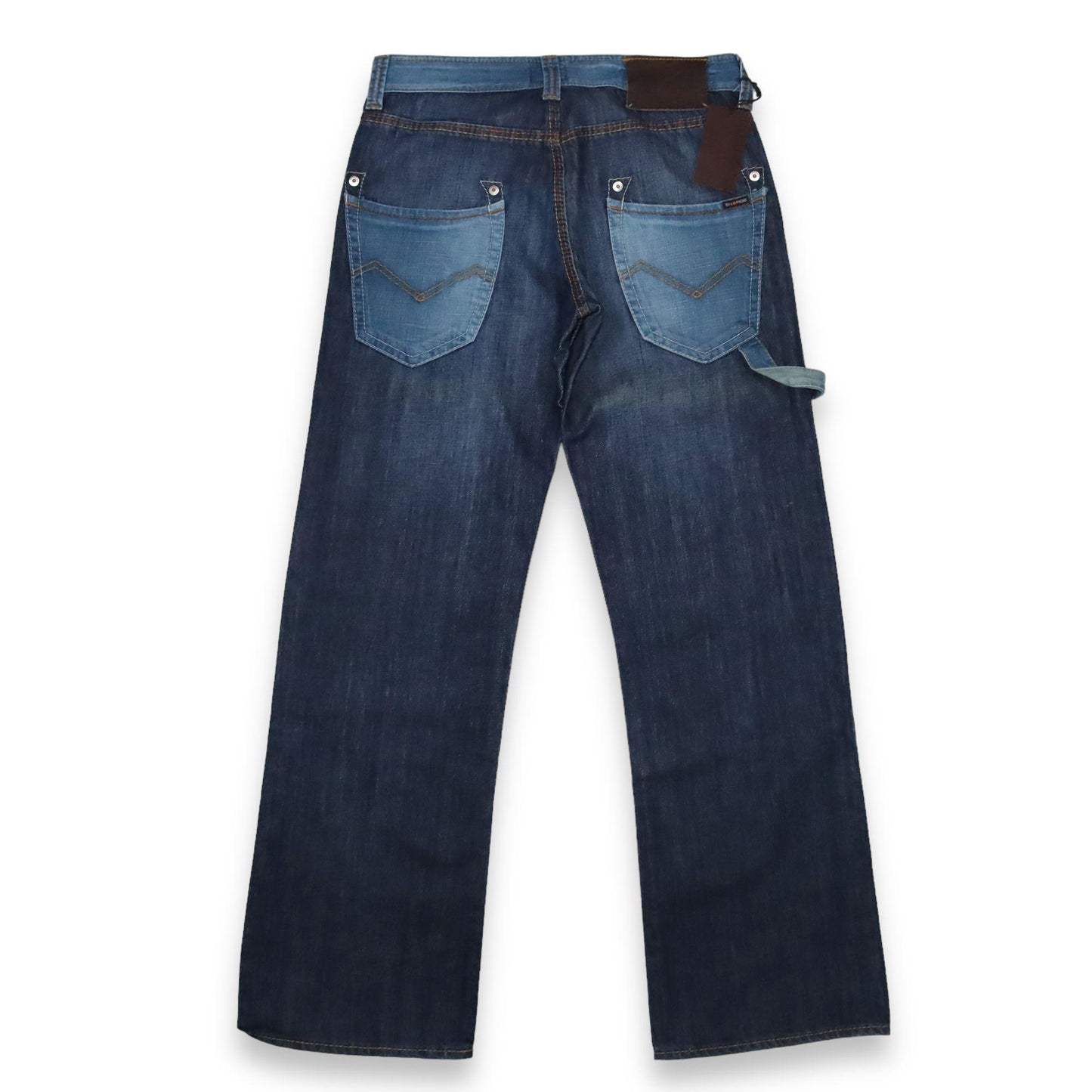 Vintage 90s 00s Y2k ENERGIE Baggy Jeans Deadstock wide leg blue W33