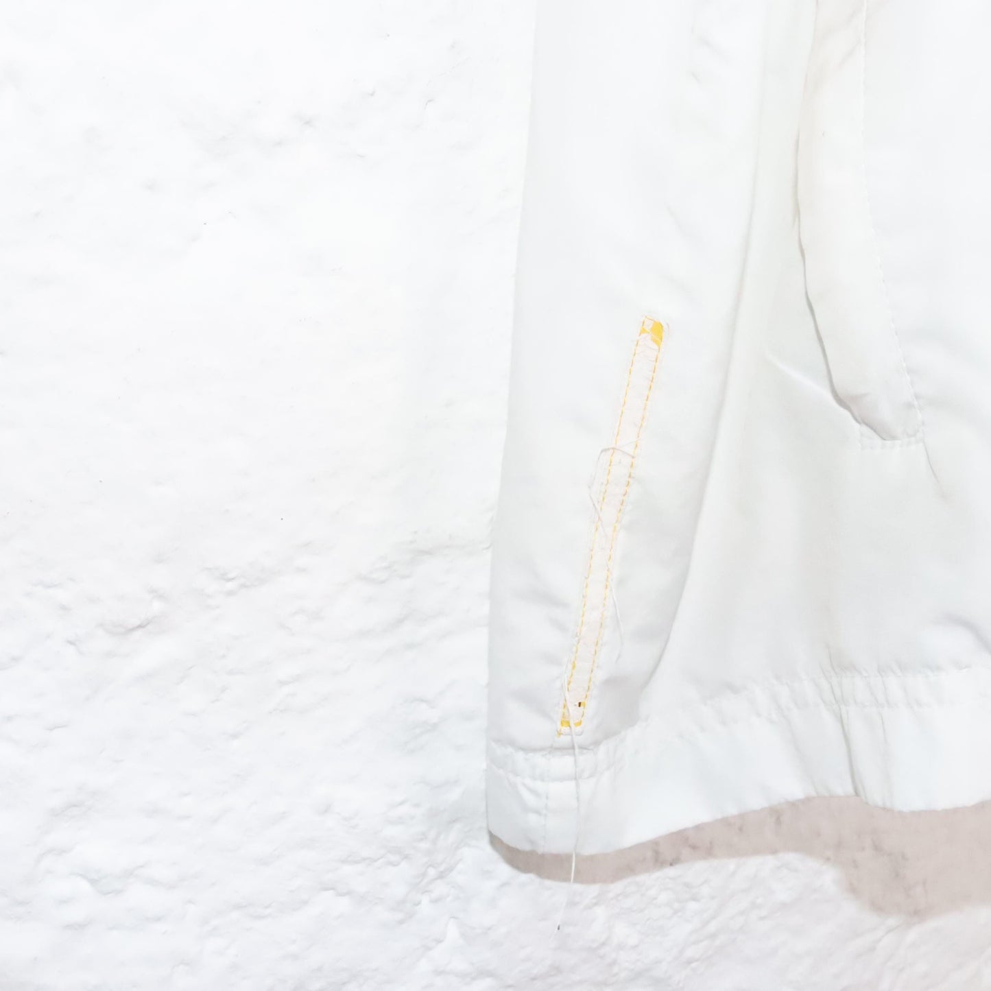 Vintage 80s 90s Y2k REEBOK track jacket thin jacket stand-up collar white S/M