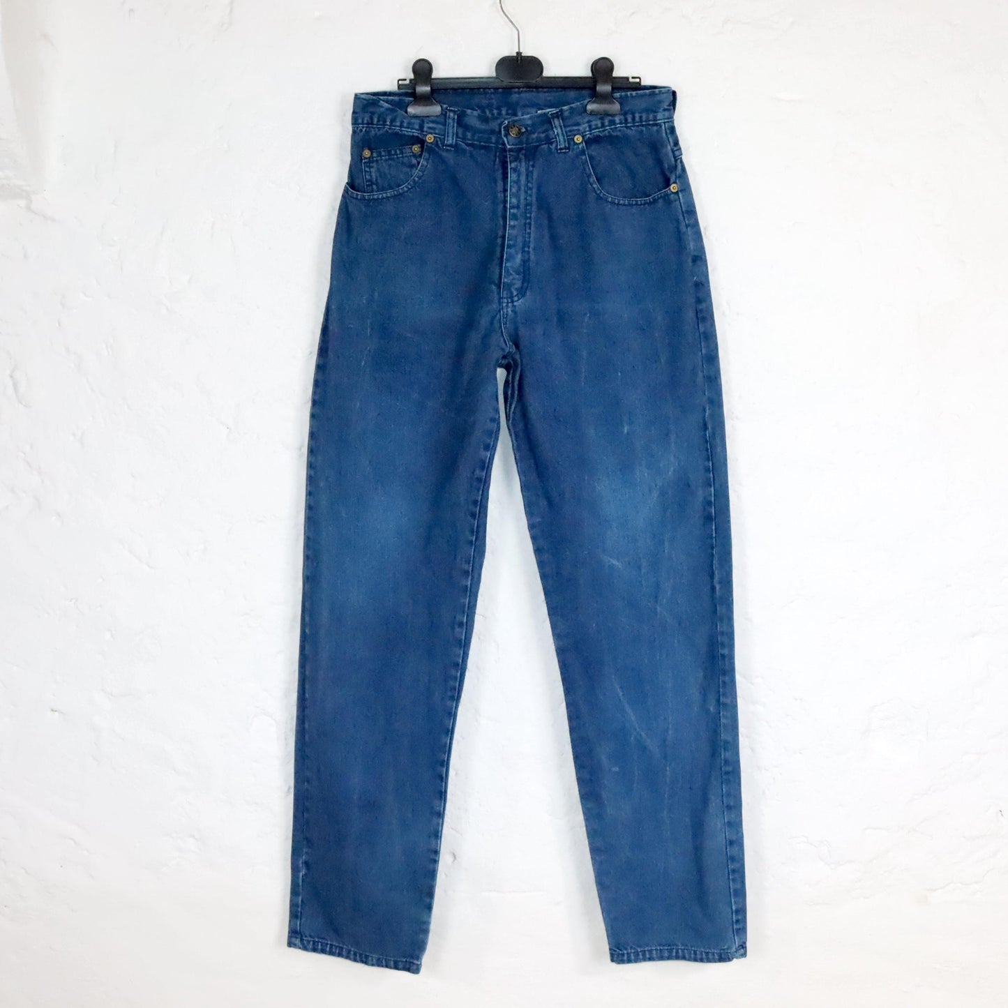 Vintage 80s 90s CAT jeans pants highwaist straight leg blue W33