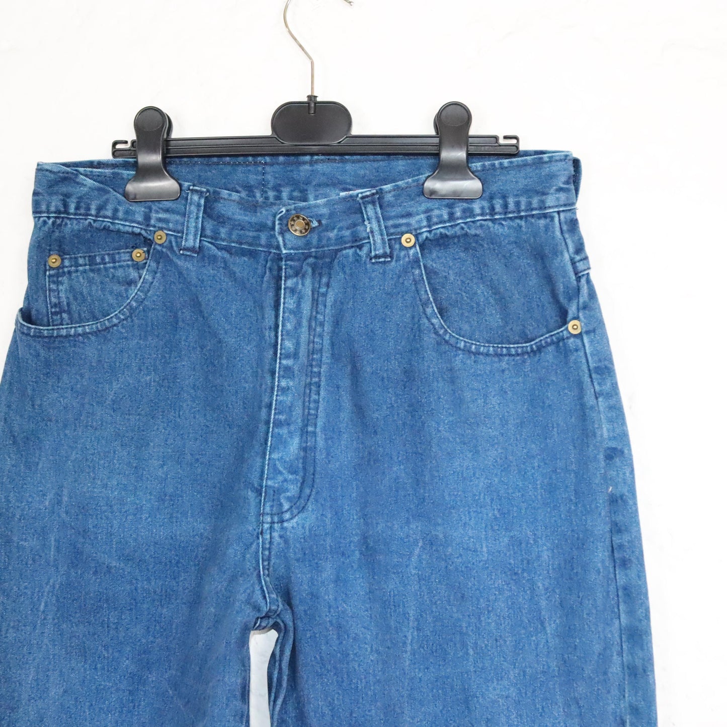 Vintage 80s 90s CAT jeans pants highwaist straight leg blue W33