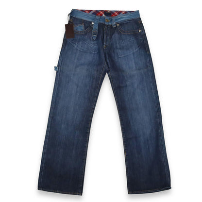 Vintage 90s 00s Y2k ENERGIE Baggy Jeans Deadstock wide leg blue W33
