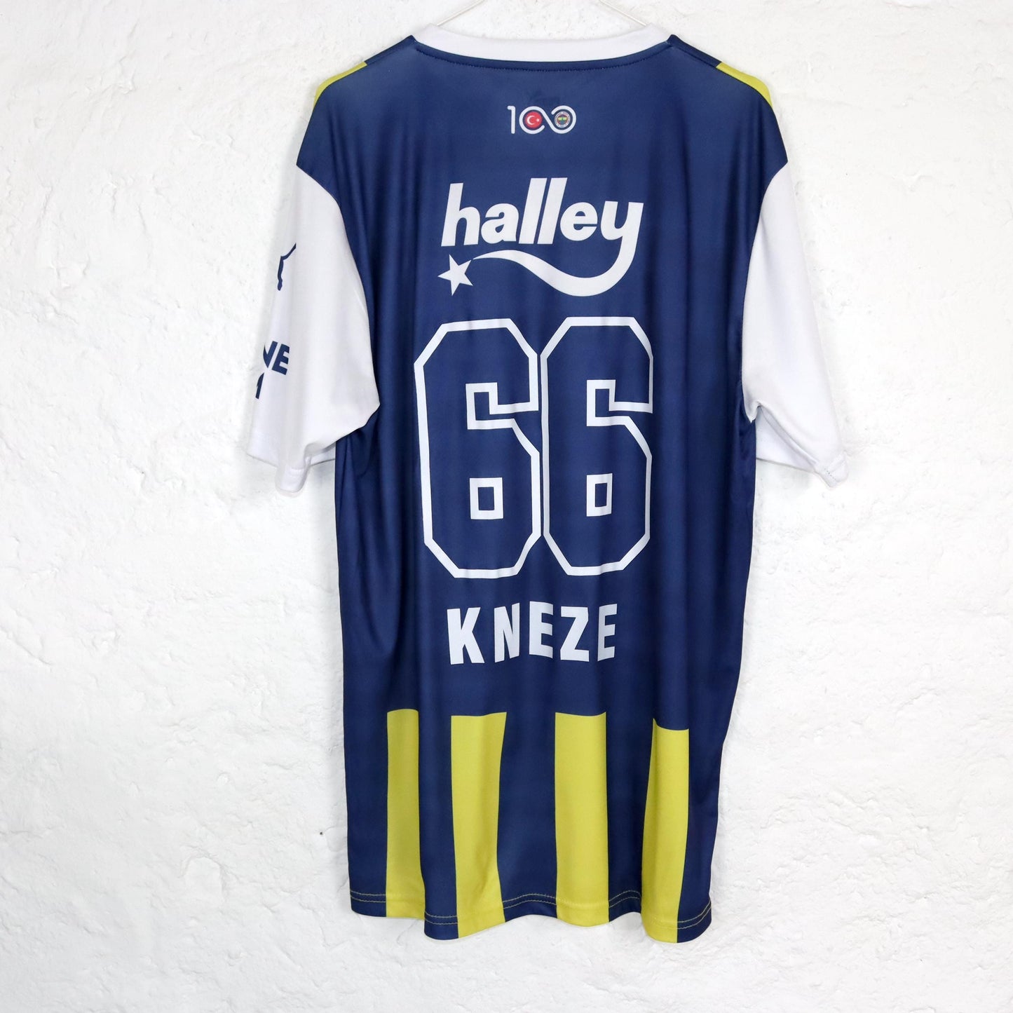 Vintage 90er 00er Y2k PUMA Trikot kurzarm Fenerbace Spor Kulübü Kneze Drycell XXL