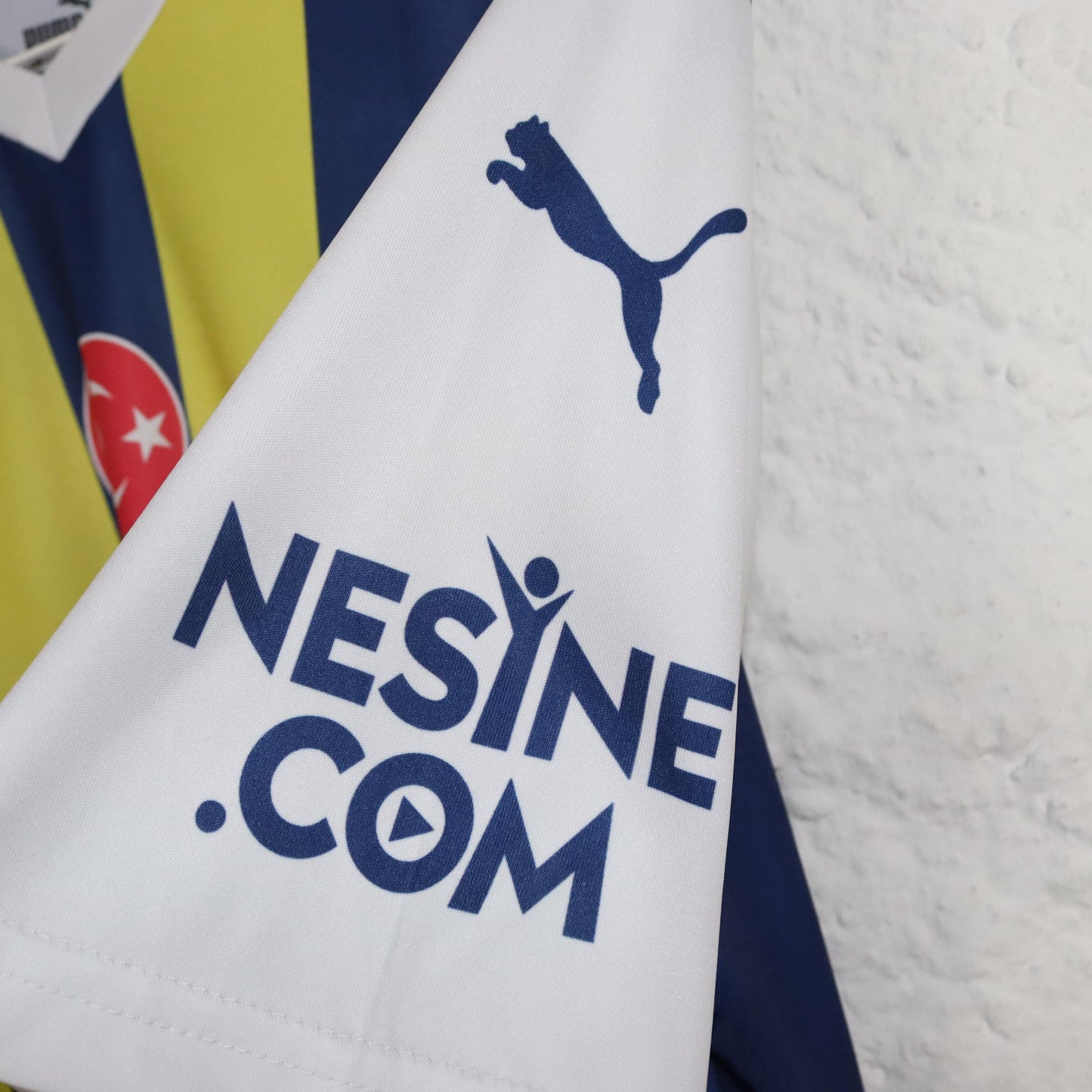 Vintage 90er 00er Y2k PUMA Trikot kurzarm Fenerbace Spor Kulübü Kneze Drycell XXL