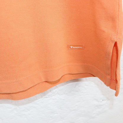 Vintage 80s 90s CHAMPION tennis dress orange apricot sleeveless M/L