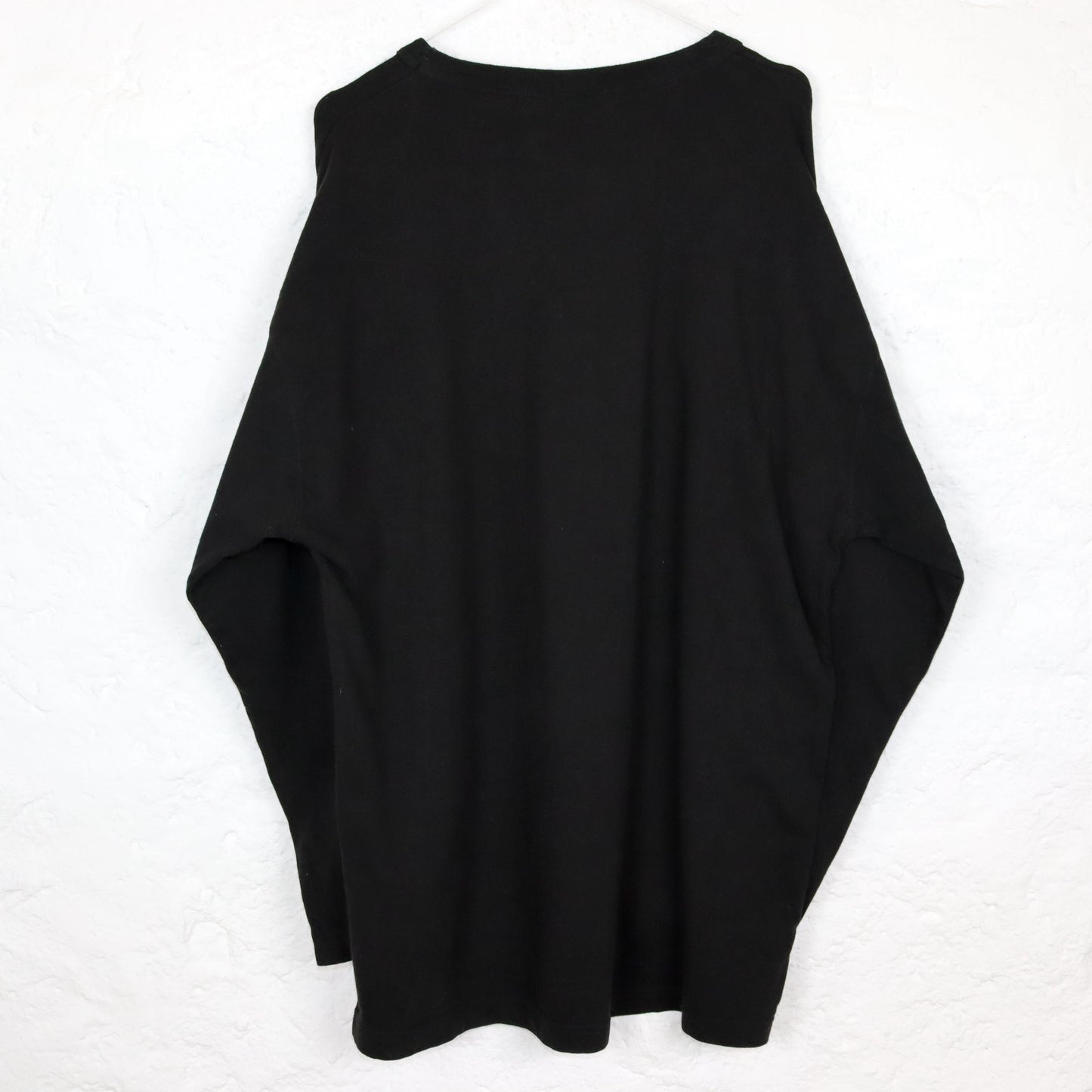 Vintage 80s 90s CHAMPION T-Shirt Longsleeve Black Embroidery Black Beige XXL