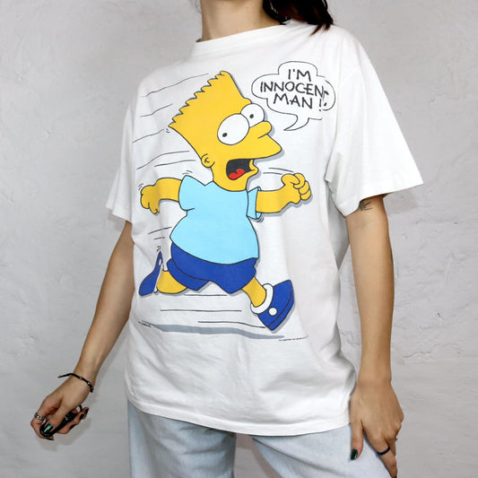 Vintage 80s 90s CHANGES RARE 1990 Simpsons T-shirt short sleeve print Matt Groening single stitch Made in USA L